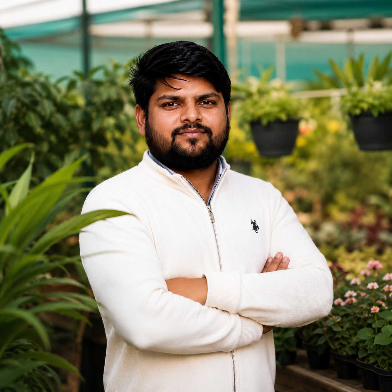 Monu Saini, founder of Saini Nursery & Farm